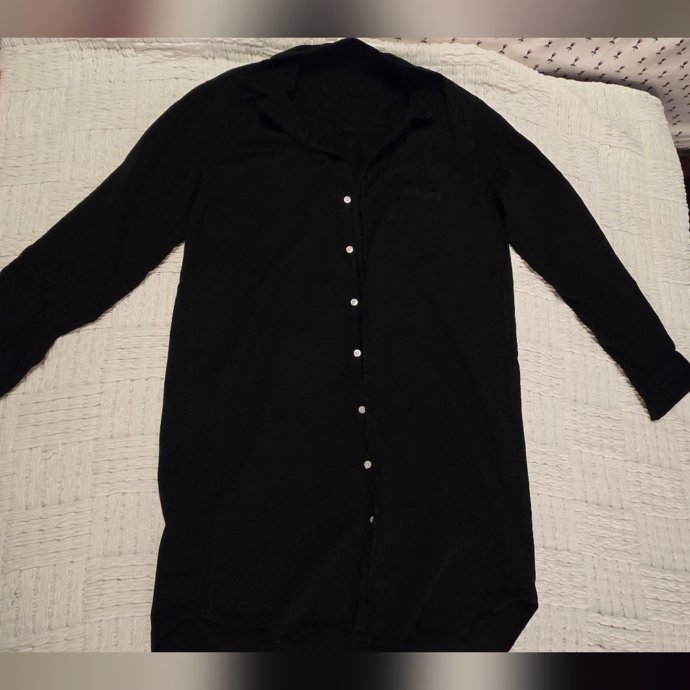 Frank&Eileen Women's Black Button-Up Shirt XS